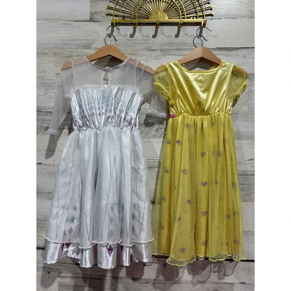 Disney Princess Dress Up Bundle Girls 3T Elsa Belle Minnie Disneycore
